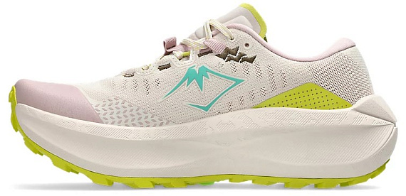 Кроссовки женские ASICS Trabuco Max 5 Mineral Beige/Aurora Green - Фото 6 большая