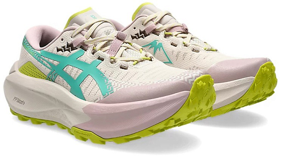 Кроссовки женские ASICS Trabuco Max 5 Mineral Beige/Aurora Green - Фото 8 большая