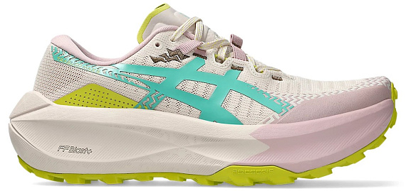 Кроссовки женские ASICS Trabuco Max 5 Mineral Beige/Aurora Green - Фото 1 большая