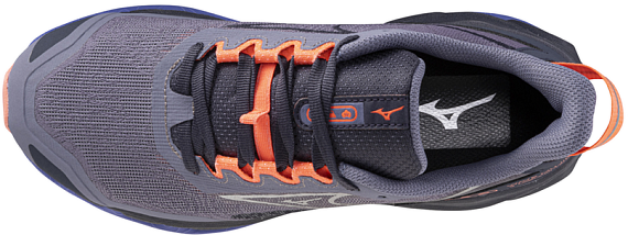 Кроссовки женские Mizuno Wave Mujin 11 Blue Granite/Silver/Striking C - Фото 5 большая
