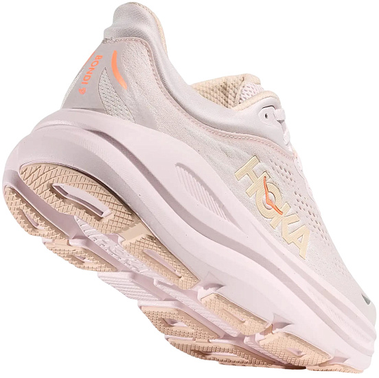 Кроссовки женские Hoka Bondi 9 Lilac Cream /Tangerine Glow - Фото 4 большая