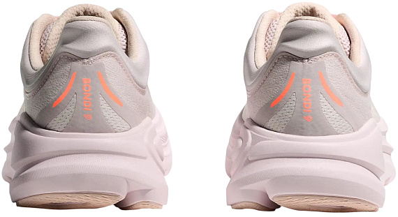 Кроссовки женские Hoka Bondi 9 Lilac Cream /Tangerine Glow - Фото 5 большая