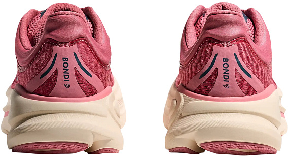 Кроссовки женские Hoka Bondi 9 Lingon Berry /Cranberry - Фото 5 большая