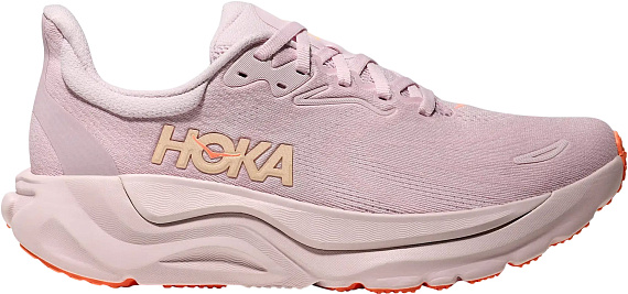 Кроссовки женские Hoka Arahi 8 Lilac Cream /Neon Cantaloupe - Фото 1 большая