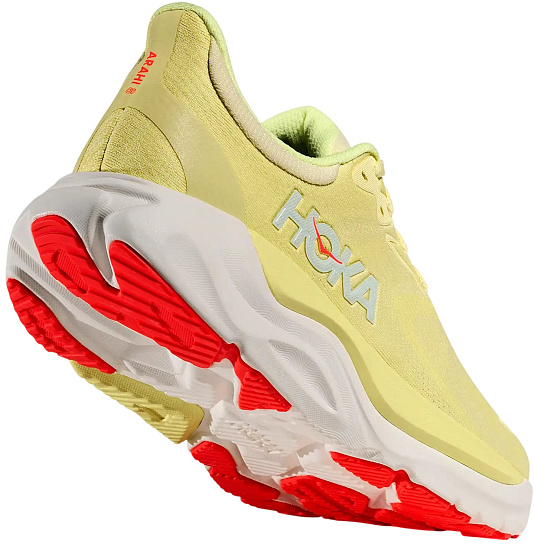 Кроссовки женские Hoka Arahi 8 Sunlight/Neon Yuzu - Фото 4 большая