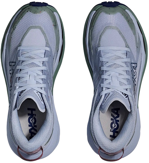 Кроссовки женские Hoka Mafate 5 Ambient Blue/Rosemary - Фото 2 большая