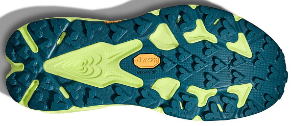 Кроссовки женские Hoka Speedgoat 7 Persimmon/Neon Yuzu - Фото 2 большая