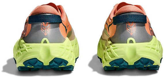 Кроссовки женские Hoka Speedgoat 7 Persimmon/Neon Yuzu - Фото 6 большая