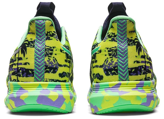 Кроссовки женские ASICS Noosa Tri 14 Safety-Yellow/Midnight - Фото 5 большая