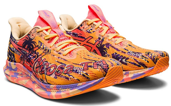 Кроссовки женские ASICS Noosa Tri 14 Orange-Pop/Blazing-Coral - Фото 2 большая