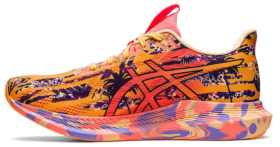 Кроссовки женские ASICS Noosa Tri 14 Orange-Pop/Blazing-Coral - Фото 4 большая