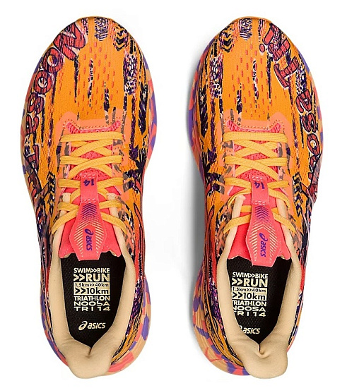 Кроссовки женские ASICS Noosa Tri 14 Orange-Pop/Blazing-Coral - Фото 6 большая