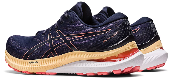 Кроссовки женские ASICS Gel-Kayano 29 Midnight/Papaya - Фото 3 большая