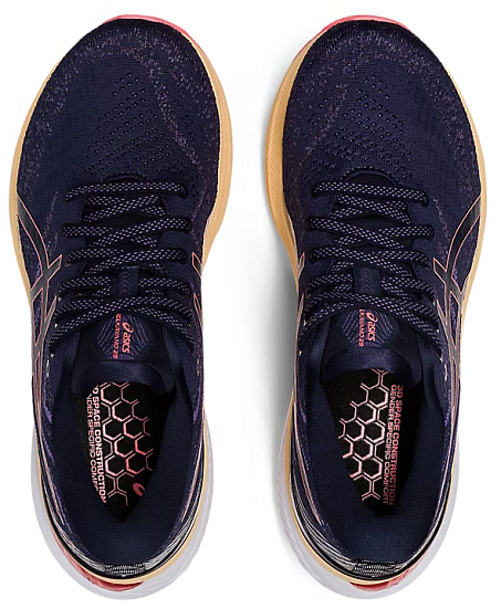Кроссовки женские ASICS Gel-Kayano 29 Midnight/Papaya - Фото 6 большая