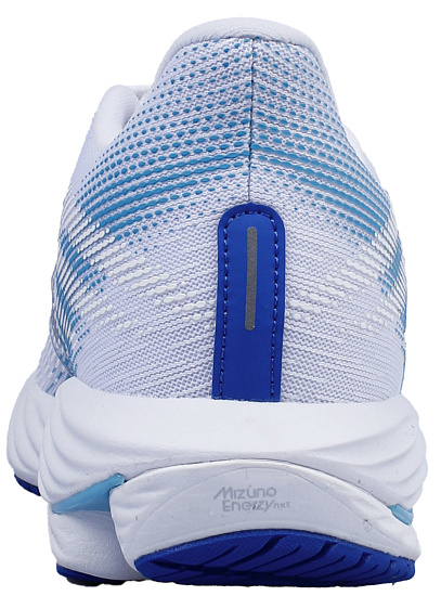 Кроссовки женские Mizuno Wave Rider 28 White/Mugen Blue/River Blue - Фото 3 большая