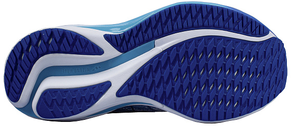 Кроссовки женские Mizuno Wave Rider 28 White/Mugen Blue/River Blue - Фото 4 большая