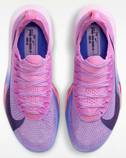 Кроссовки женские Nike Air Zoom Alphafly Next% 3 Fuchsia Glow/Purple Dynasty - Фото 4 большая