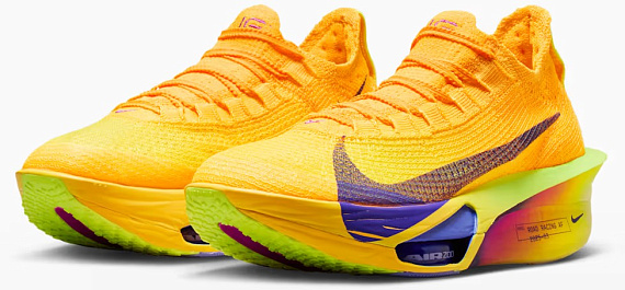 Кроссовки женские Nike Air Zoom Alphafly Next% 3 Laser Orange/Indigo Burst-Citron Pulse - Фото 2 большая