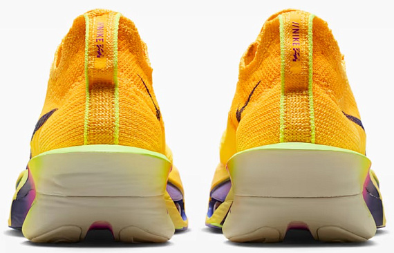 Кроссовки женские Nike Air Zoom Alphafly Next% 3 Laser Orange/Indigo Burst-Citron Pulse - Фото 3 большая
