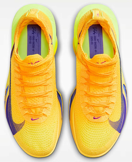 Кроссовки женские Nike Air Zoom Alphafly Next% 3 Laser Orange/Indigo Burst-Citron Pulse - Фото 4 большая