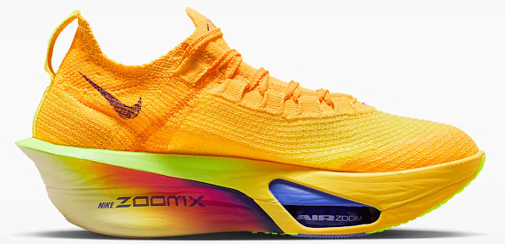 Кроссовки женские Nike Air Zoom Alphafly Next% 3 Laser Orange/Indigo Burst-Citron Pulse - Фото 5 большая