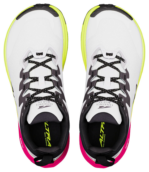 Кроссовки женские Altra Experience Wild 3+ Ice/Black/Safety Yellow - Фото 2 большая