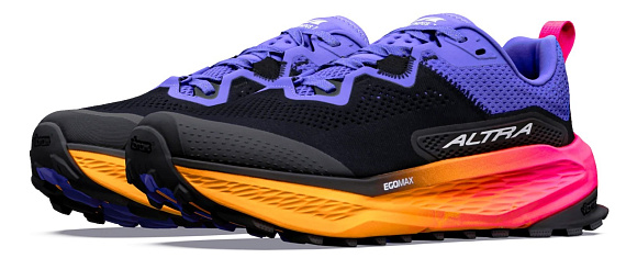 Кроссовки женские Altra Olympus 7 Black/White/Purple - Фото 5 большая