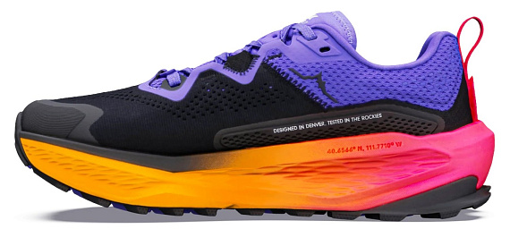 Кроссовки женские Altra Olympus 7 Black/White/Purple - Фото 4 большая