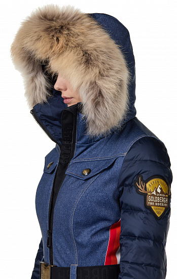 Комбинезон женский Goldbergh Longmont Denim - Фото 5 большая