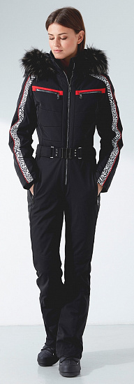 Комбинезон женский Poivre Blanc W21-0830-WO/A Fancy Black - Фото 2 большая