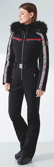 Комбинезон женский Poivre Blanc W21-0830-WO/A Fancy Black - Фото 3 большая