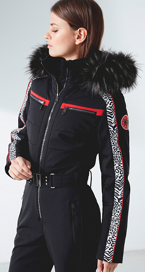 Комбинезон женский Poivre Blanc W21-0830-WO/A Fancy Black - Фото 5 большая