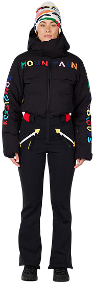 Комбинезон женский Rossignol JCC Sublim Overall Black - Фото 2 большая