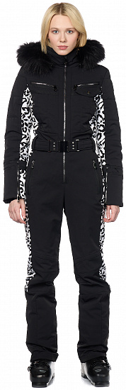 Комбинезон женский Poivre Blanc W22-0831-WO/L Leopard Black 2 - Фото 3 большая