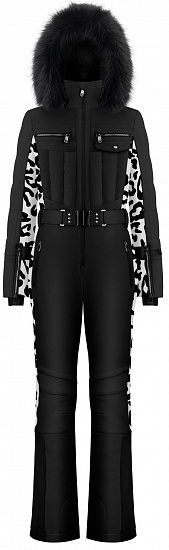Комбинезон женский Poivre Blanc W22-0831-WO/L Leopard Black 2 - Фото 2 большая