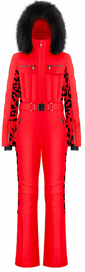 Комбинезон женский Poivre Blanc W22-0831-WO/L Leopard Scarlet Red - Фото 1 большая