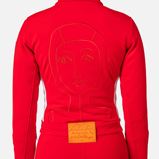 Комбинезон женский Rossignol JCC Sublim Overall Red - Фото 8 большая