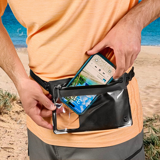 Водонепроницаемый чехол для телефона Nite Ize RunOff Waterproof Case Belt Pouch - Фото 5 большая