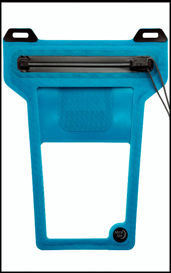 Водонепроницаемый чехол для телефона Nite Ize RunOff Waterproof Pouch Blue - Фото 7 большая