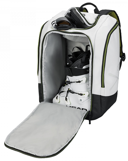 Рюкзак Head Rebels Racing Backpack S White/Black/Neon Yellow - Фото 3 большая