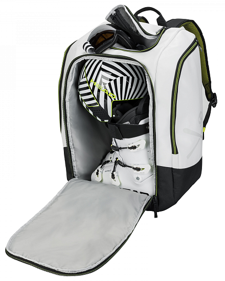 Рюкзак Head Rebels Racing Backpack S White/Black/Neon Yellow - Фото 4 большая