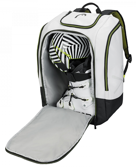 Рюкзак Head Rebels Racing Backpack S White/Black/Neon Yellow - Фото 5 большая