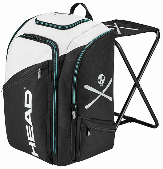 Рюкзак Head Rebels Coaches со стулом Racing 72л Black/White/Speed blue - Фото 8 большая