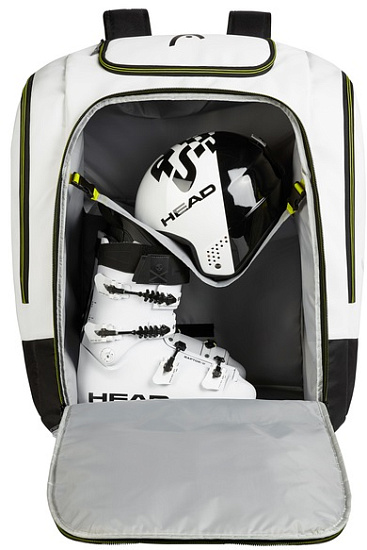 Рюкзак Head Rebels Racing L Black/White/Neon Yellow - Фото 2 большая