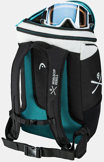 Рюкзак Head Rebels Black/White/Speed Blue - Фото 3 большая