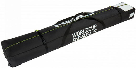 Чехол для лыж Head Rebels Double Skibag 203 Anthracite/White/Neon Yellow - Фото 1 большая
