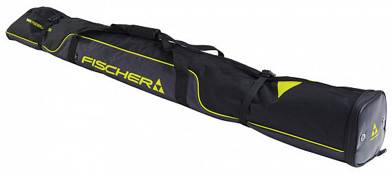 Чехол для лыж Fischer 1 Pair Alpine Race Black/Yellow - Фото 1 большая