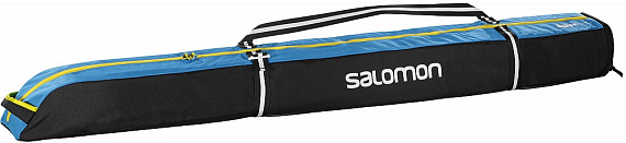 Чехол для лыж Salomon Extend 1P 165+20 Black/Blue/Yellow - Фото 1 большая