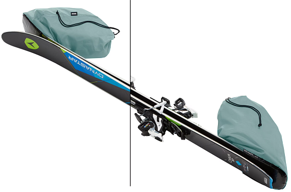Чехол для горных лыж Thule RoundTrip Ski Bag 192cm Dark Slate - Фото 2 большая