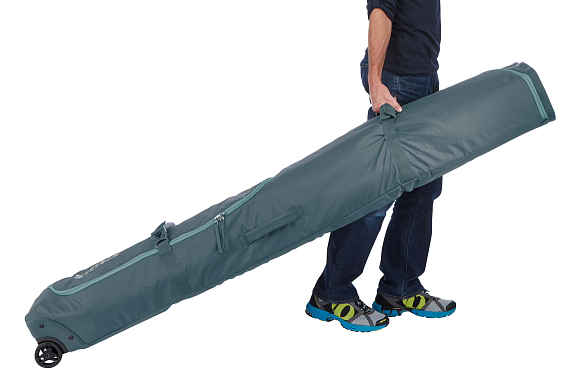 Чехол для горных лыж Thule RoundTrip Ski Roller 192cm Dark Slate - Фото 6 большая